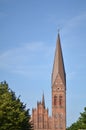 Saint Canute's Cathedral in ondense denmark Royalty Free Stock Photo