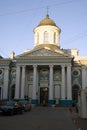 Saint Catherine cathedral. Historic building on the Nevsky prospect in Saint-Petersburg, Russia.