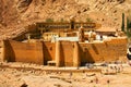 Saint Catherine`s Monastery Sacred Monastery of the God Trodden Mount Sinai, mouth of a gorge at the foot of Mount Sinai, Royalty Free Stock Photo