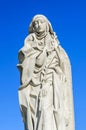 Saint Catherine of Siena against sky background