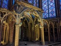 Saint Chapelle church captured in Paris, France