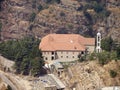 Saint Charbel a monk in Lebanon who is blessed by God and do so many miracle Royalty Free Stock Photo