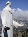 Saint Charbel a monk in Lebanon who is blessed by God and do so many miracle Royalty Free Stock Photo