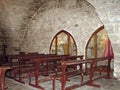 Saint Charbel a monk in Lebanon who is blessed by God and do so many miracle Royalty Free Stock Photo