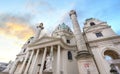 Saint Charles Church in Vienna, Austria Royalty Free Stock Photo