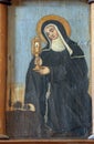 Saint Clare of Assisi Royalty Free Stock Photo