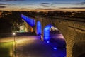 Saint Clement Aqueduct in Montpellier Royalty Free Stock Photo