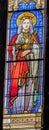 Saint Clotilde Stained Glass Saint Perpetue Church Nimes Gard France