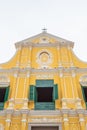 Saint Dominic`s Church in Macua Royalty Free Stock Photo