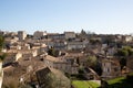 Saint Emilion, Gironde-Aquitaine / France - 03 05 2019 : Beautiful cityscape view on Saint Emilion village in Bordeaux region in Royalty Free Stock Photo