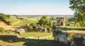 View of the valley on the vineyards of Saint Emilion