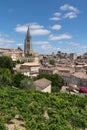 Saint Emilion wine village in Bordeaux region in France Royalty Free Stock Photo