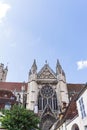 saint etienne cathedral at south transept in auxerre