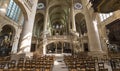 Saint Etienne du mont church, Paris, France Royalty Free Stock Photo