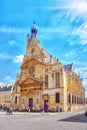 Saint-Etienne-du-Mont is a church in Paris, France, located on t Royalty Free Stock Photo