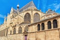 Saint-Etienne-du-Mont is a church in Paris, France, located on t Royalty Free Stock Photo