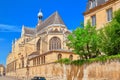 Saint-Etienne-du-Mont is a church in Paris, France, located on t Royalty Free Stock Photo