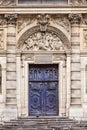 Saint-Etienne-du-Mont church: Architectural details. Paris, France Royalty Free Stock Photo