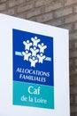 CAF logo on a wall Royalty Free Stock Photo