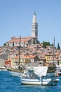 Saint Eufemia church and bell tower Royalty Free Stock Photo