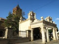 The Saint Eulalia Basilica (BasÃÂ­lica de Santa Eulalia) in Merida, SPAIN