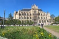 Saint Eustache church from the Nelson Mandela garden, Paris, France Royalty Free Stock Photo