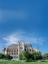 Saint Eustache church under a clear blue sky in Paris Royalty Free Stock Photo