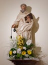 Saint Ferdinand religious statue in the curch Royalty Free Stock Photo