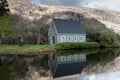 Saint Finbarr`s Oratory, a chapel built on an island in Gougane Barra, a very serene and beautiful place in county Cork.