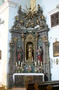 Saint Francis of Assisi altar in the church of Saint Catherine of Alexandria in Krapina, Croatia Royalty Free Stock Photo