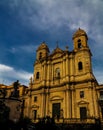 Saint Francis of Assisi at the Immaculate church, Catania, Sicily, Italy Royalty Free Stock Photo