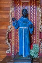 Saint Francis of Assisi statue in San Francisco church, Leon, Nicaragua