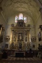 Saint Francis chapel in Malaga Cathedral, Malaga, Spain Royalty Free Stock Photo
