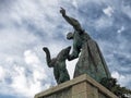 Saint francis statue in monterosso Royalty Free Stock Photo