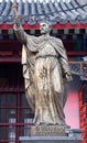 Saint Francis Xavier statue in front Saint Joseph Cathedral in Beijing Royalty Free Stock Photo