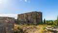 Ruins of Saint FÃÂ©lix de Montceau abbey at Gigean in Herault in Occitanie, France