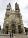 Saint Gatien Cathedral of Tours Royalty Free Stock Photo