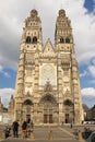 Saint Gatien's Cathedral. Tours. France Royalty Free Stock Photo