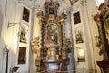 Saint George Basilica interior within the Castle of Prague, Czech Republic Royalty Free Stock Photo