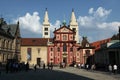 Saint George Basilica at the Prague Castle Royalty Free Stock Photo