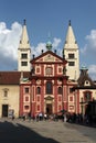 Saint George Basilica at the Prague Castle Royalty Free Stock Photo