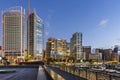 Saint George Bay also known as Zaitunay Bay at night, Beirut, Lebanon Royalty Free Stock Photo