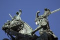 Saint George and the Dragon Statue - Bronze Copy by Meyer, Gamla Stan; Stockholm Royalty Free Stock Photo