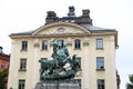 Saint George and the Dragon Statue in Stockholm, Sweden Royalty Free Stock Photo