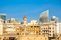 Saint George Greek Ortodox cathedral in the dowtnown of Beirut among modern buildings, Lebanon Royalty Free Stock Photo