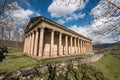 Saint George old neoclassic church in Cantabria, Spain. Royalty Free Stock Photo