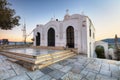 Saint George`s chapel on top of Mount Lycabettus in Athens Royalty Free Stock Photo
