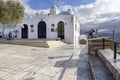 Saint George`s chapel on top of Mount Lycabettus, Athens, Greece Royalty Free Stock Photo