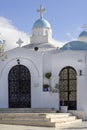 Saint George`s chapel on top of Mount Lycabettus, Athens, Greece Royalty Free Stock Photo