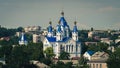 Saint George`s Orthodox Church in Kamianets-Podilskyi Royalty Free Stock Photo